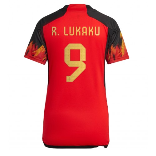 Ženski Nogometni dresi Belgija Romelu Lukaku #9 Domači SP 2022 Kratek Rokav